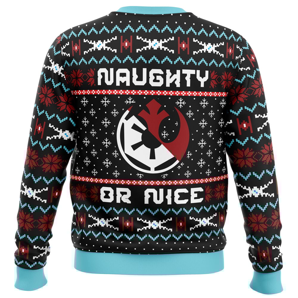 Galactic Naughty or Nice Star Wars Ugly Christmas Sweater