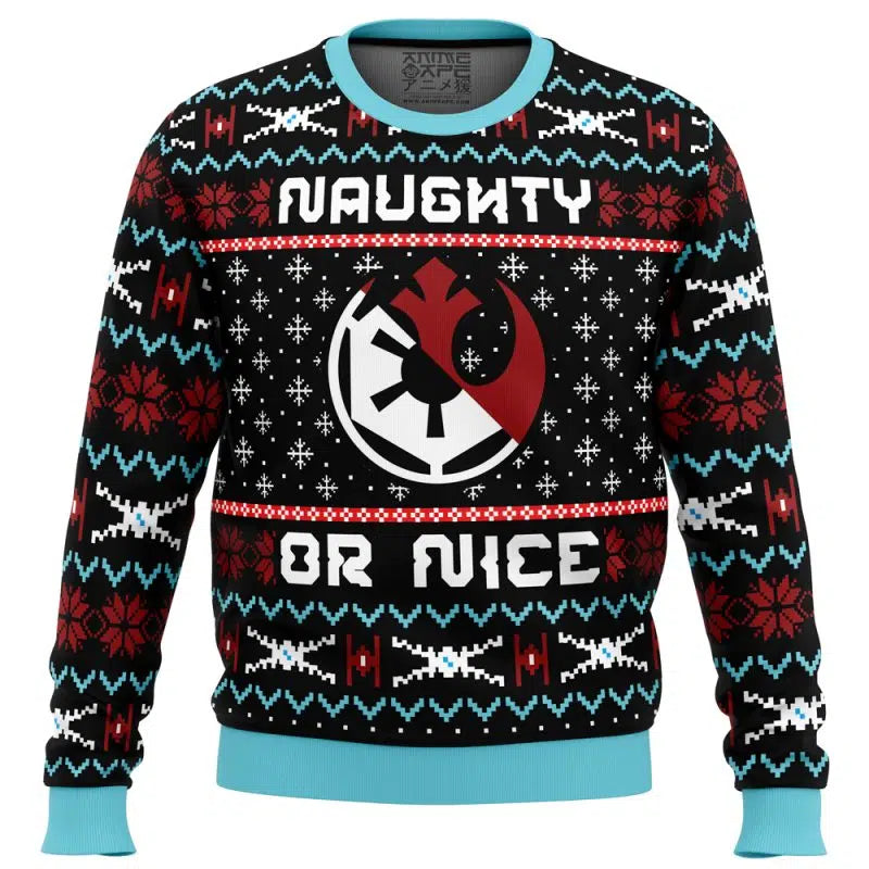 Galactic Naughty or Nice Star Wars Ugly Christmas Sweater