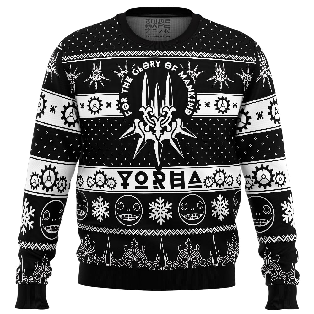 Game of Yorha Nier Automata Ugly Christmas Sweater
