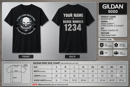 Custom Proud Correctional Officer Shirt | Personalized Name Badge Number Gates of Hell Prison Guard