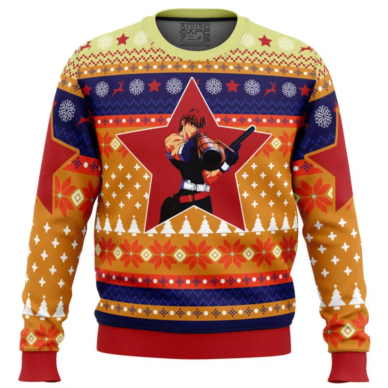 Gene Starwind Outlaw Star Ugly Christmas Sweater