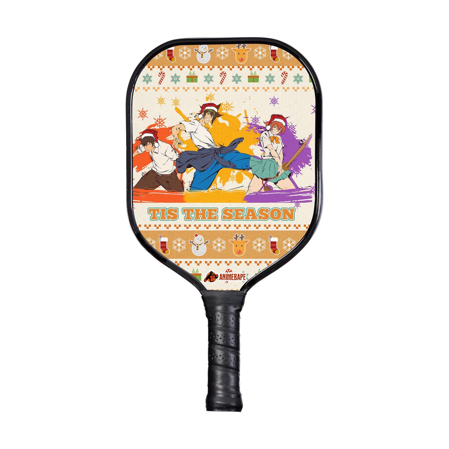 Custom God of High School Tis the Season Pickleball Paddle