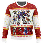 Gundam Wing Sprites Ugly Christmas Sweater