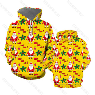 Yellow Christmas Let It Snow Hoodie All Over Print Pullover Hooded Zip Hoodie For Men & Women HDN1212