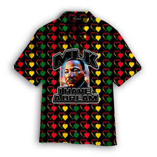 Black History Month MLK I Have A Dream Hawaiian Shirt Aloha Casual Shirt For Men And Women HWN1219