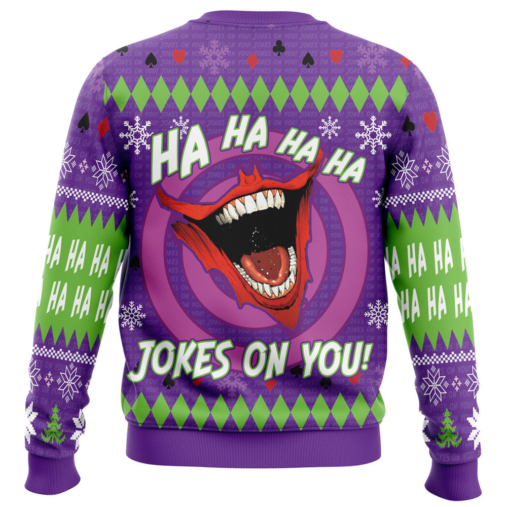Ha ha ha Eid Mubarak DC Comics Ugly Christmas Sweater