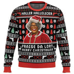 Haller Hallelujer Praise The Lort Merry Christmurr A Madea Christmas Ugly Christmas Sweater