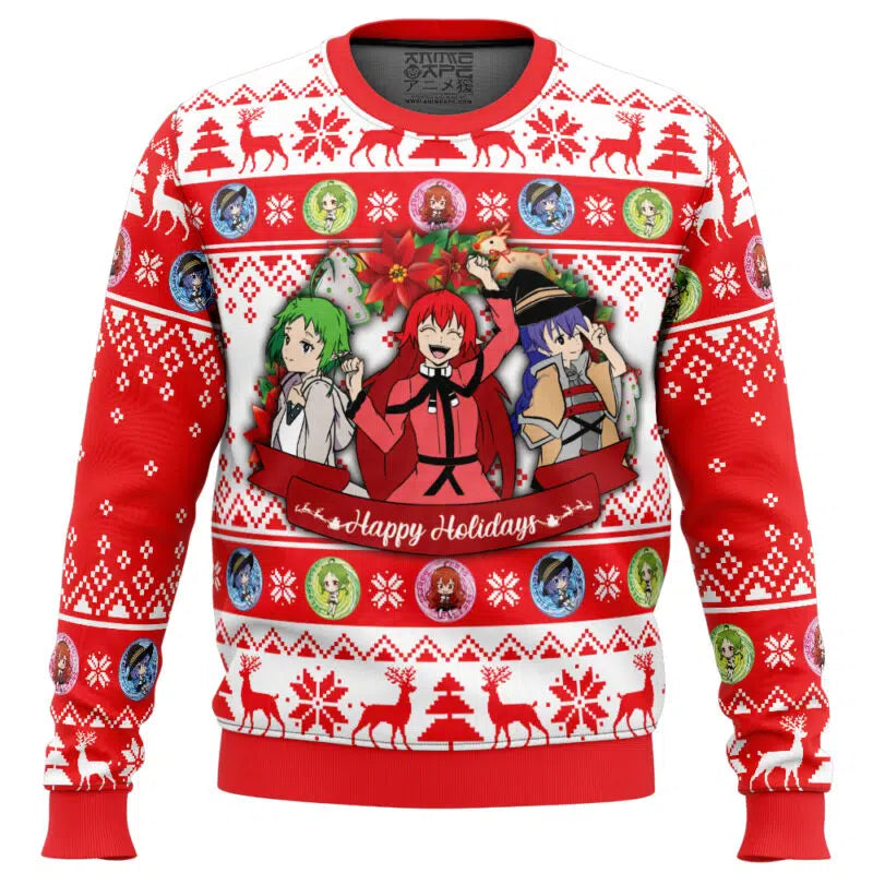 Happy Holidays Mushoku Tensei: Jobless Reincarnation Ugly Christmas Sweater