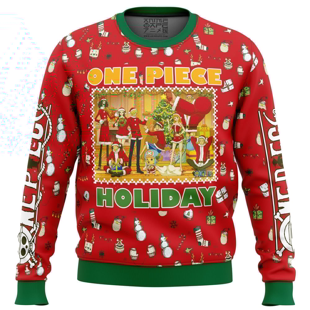 Happy Holidays One Piece Ugly Christmas Sweater