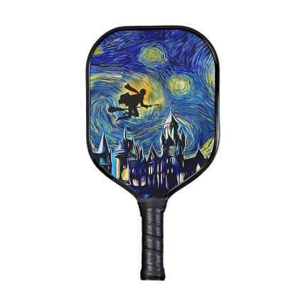 Custom Harry Potter Starry Night Hogwarts Pickleball Paddle