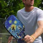 Custom Harry Potter Starry Night Hogwarts Pickleball Paddle