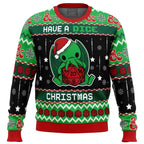Cthulhu Have A Dice Dungeons & Dragons Ugly Christmas Sweater
