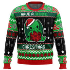 Cthulhu Have A Dice Dungeons & Dragons Ugly Christmas Sweater