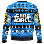 Heroes Always Arrive Fire Force Ugly Christmas Sweater