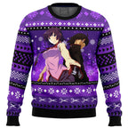 Hitagi and Koyomi Bakemonogatari Ugly Christmas Sweater