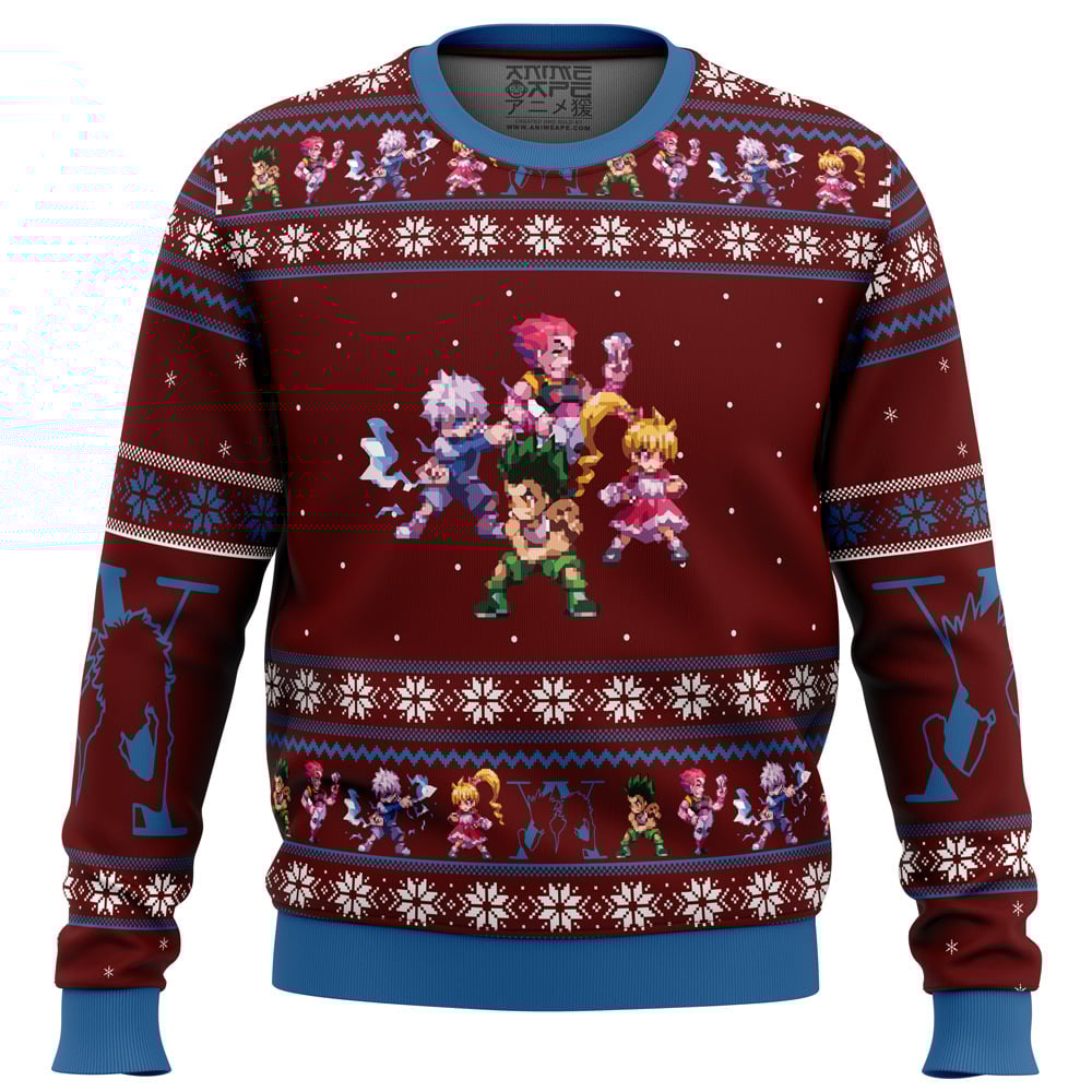 Hunter X Hunter Sprites Ugly Christmas Sweater