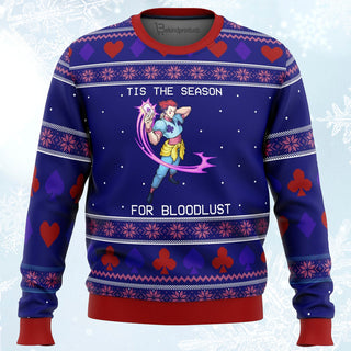 Tis the Season for Bloodlust Ugly Christmas Sweater For Men & Women Christmas Gift Sweater PT094