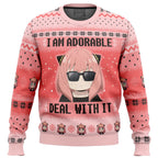 I Am Adorable Spy X Family Ugly Christmas Sweater