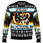 I Heard Santa on the Roof Fire Force Ugly Christmas Sweaters