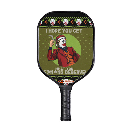 Custom I Hope You Get What You Deserve Joker DC Comics Pickleball Paddle