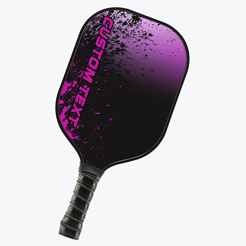 Custom Purple Pickleball Paddle With Pickleball Team Names, Pickleball Tournaments Equipment