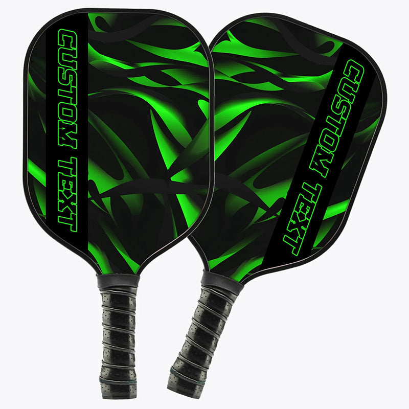 Black And Green Custom Pickleball Paddles For Men And Women, Pickleball Team Paddle Pickleball Gifts