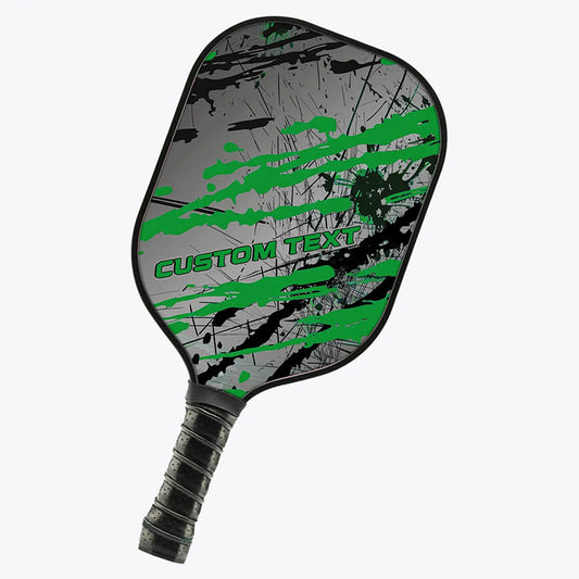 Personalized Green Pickleball Paddles With Name, Pickleball Tournaments Paddle For Team, Pickleball Gifts