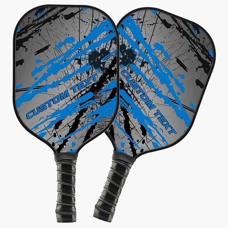 Personalized Blue Pickleball Paddles With Name, Pickleball Tournaments Paddle For Team, Pickleball Gifts