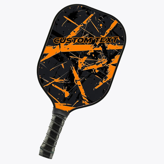 Custom Orange Pickleball Paddles For Men And Women, Pickleball Team Members Paddle, Pickleball Gifts