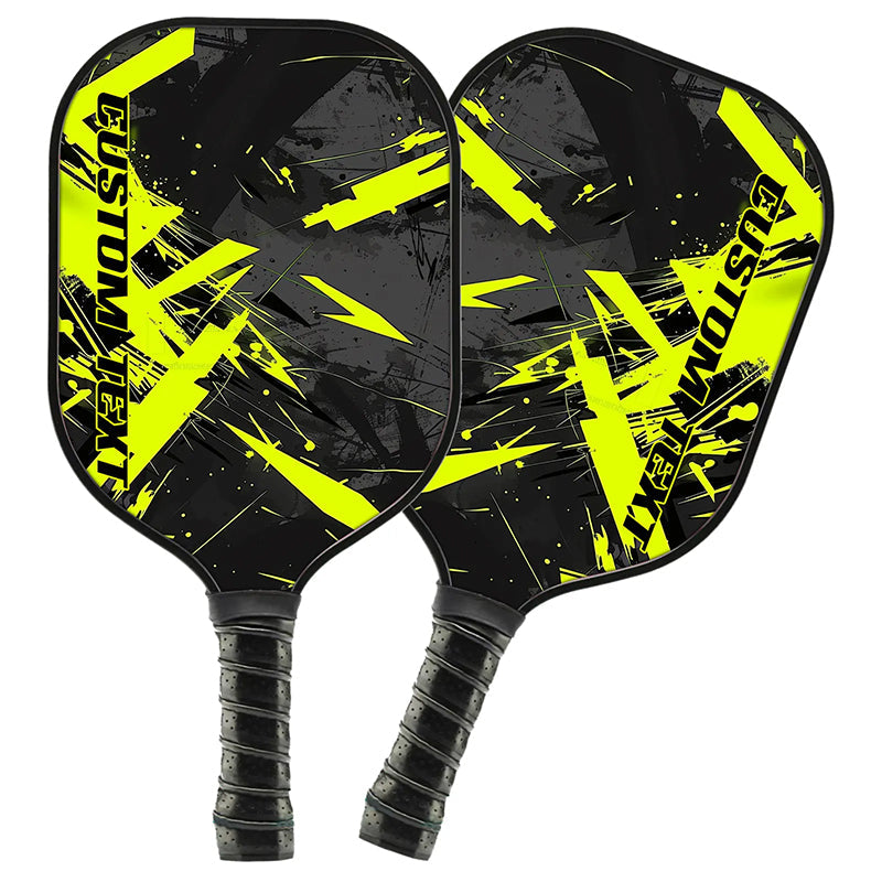 Custom Yellow Pickleball Paddles For Men And Women, Pickleball Team Members Paddle, Pickleball Gifts