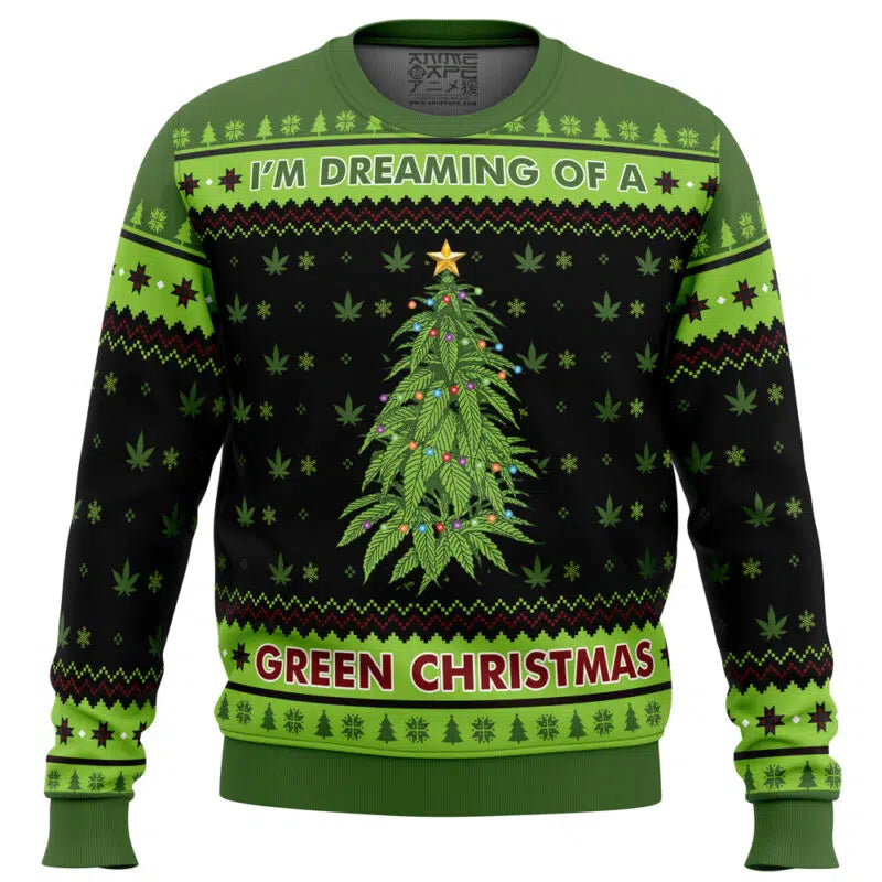 I'm Dreaming of a Green Christmas Ugly Christmas Sweater