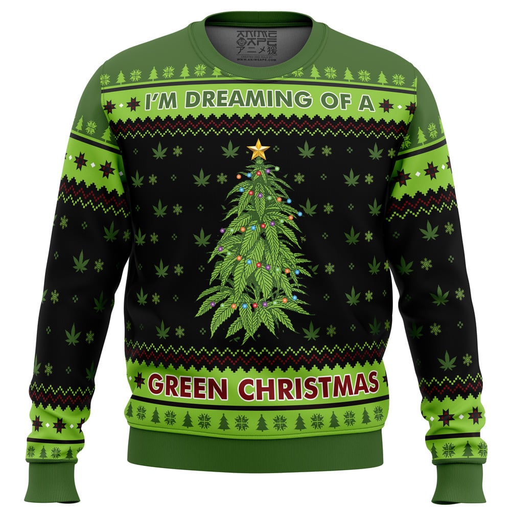 I'm Dreaming of a Green Christmas Ugly Christmas Sweater