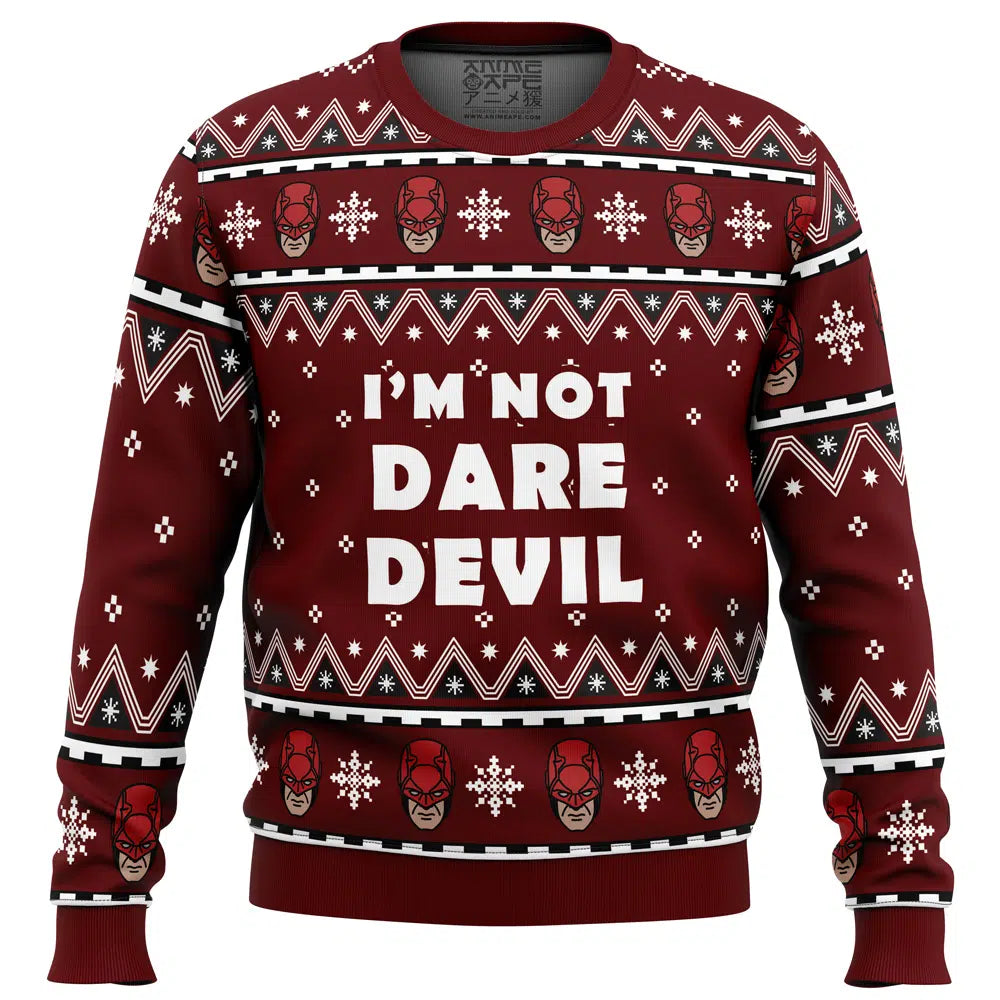 I'm not Daredevil Marvel Ugly Christmas Sweater