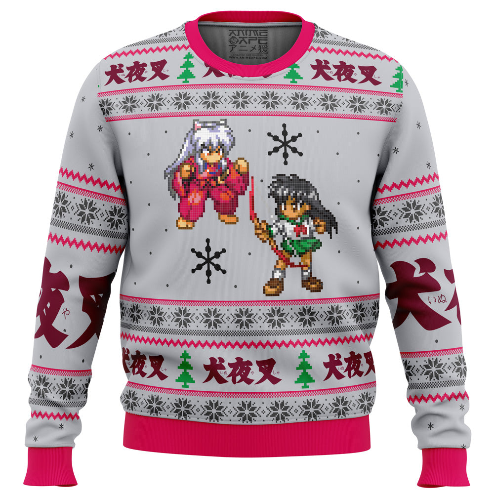 Inuyasha and Kagome Alt Ugly Christmas Sweater
