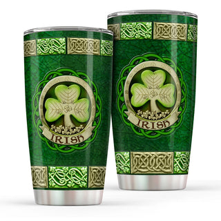 Irish Pottery Celtic Normal Tumbler - 20oz Stainless Steel Tumbler Cup - Irish Gift