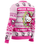 Hello Kitty is Coming to Town Ugly Christmas Sweater