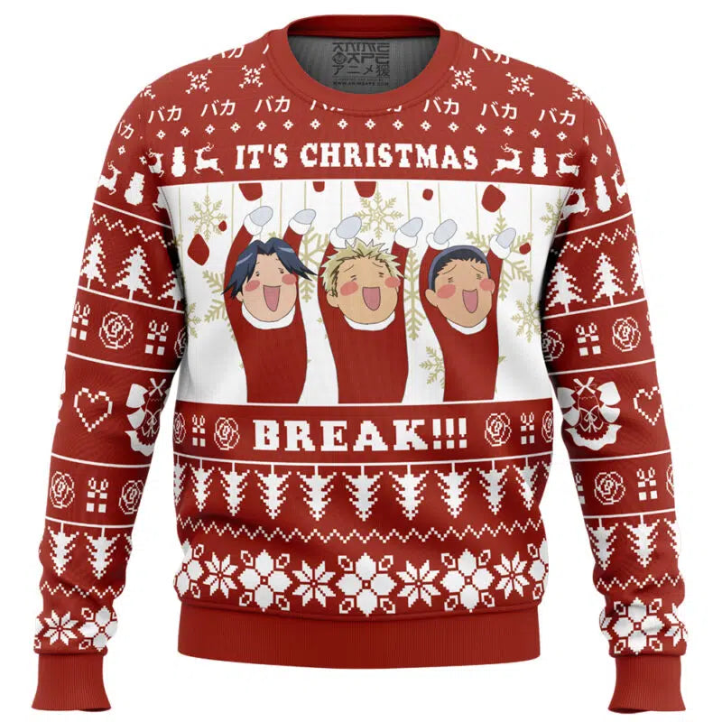 It's Christmas Break!!! The Moron Trio Maid-Sama Ugly Christmas Sweater