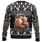 It's Dangerous to go Alone Lord of the Rings Ugly Christmas Sweater