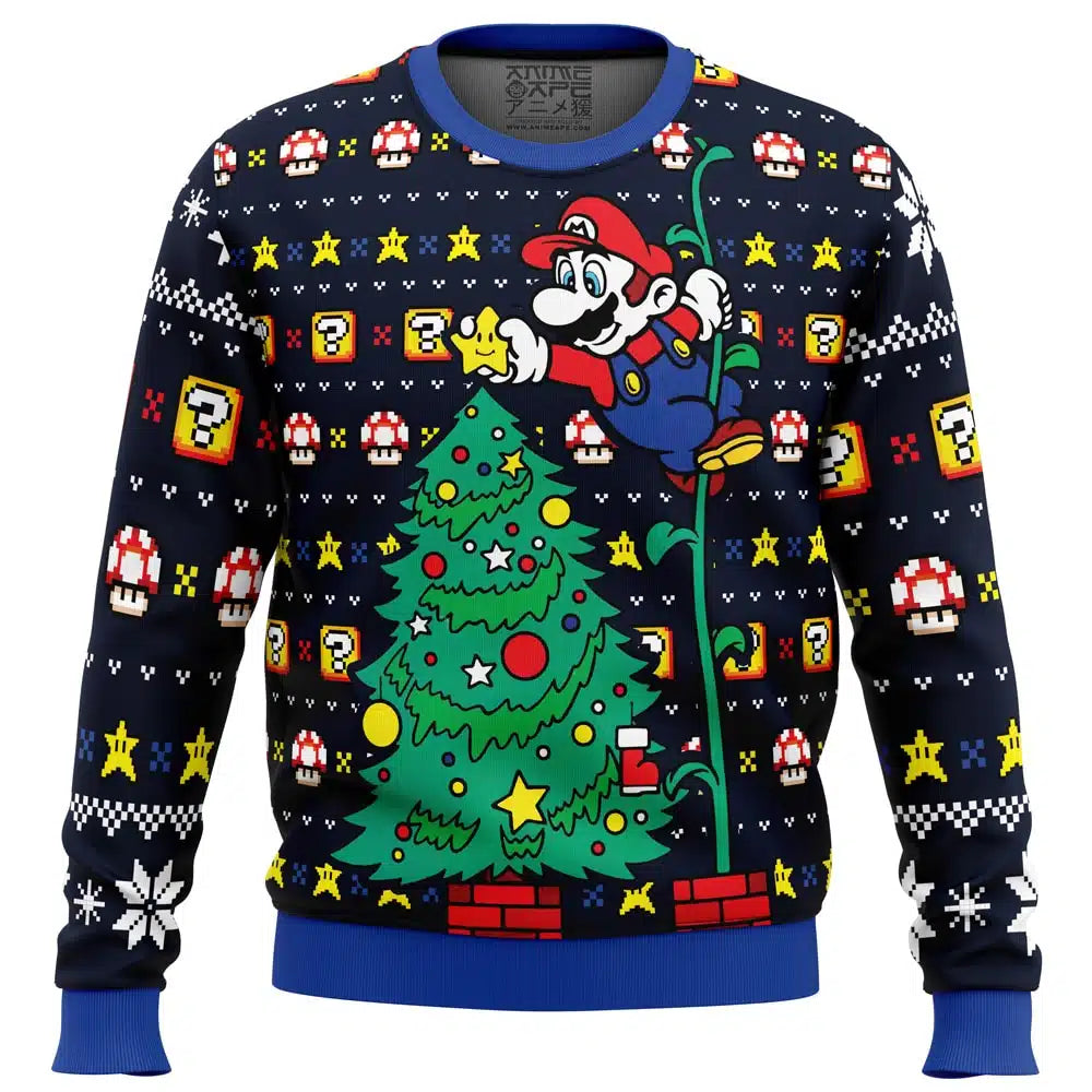 It’s a Tree Mario Bros. Ugly Christmas Sweater