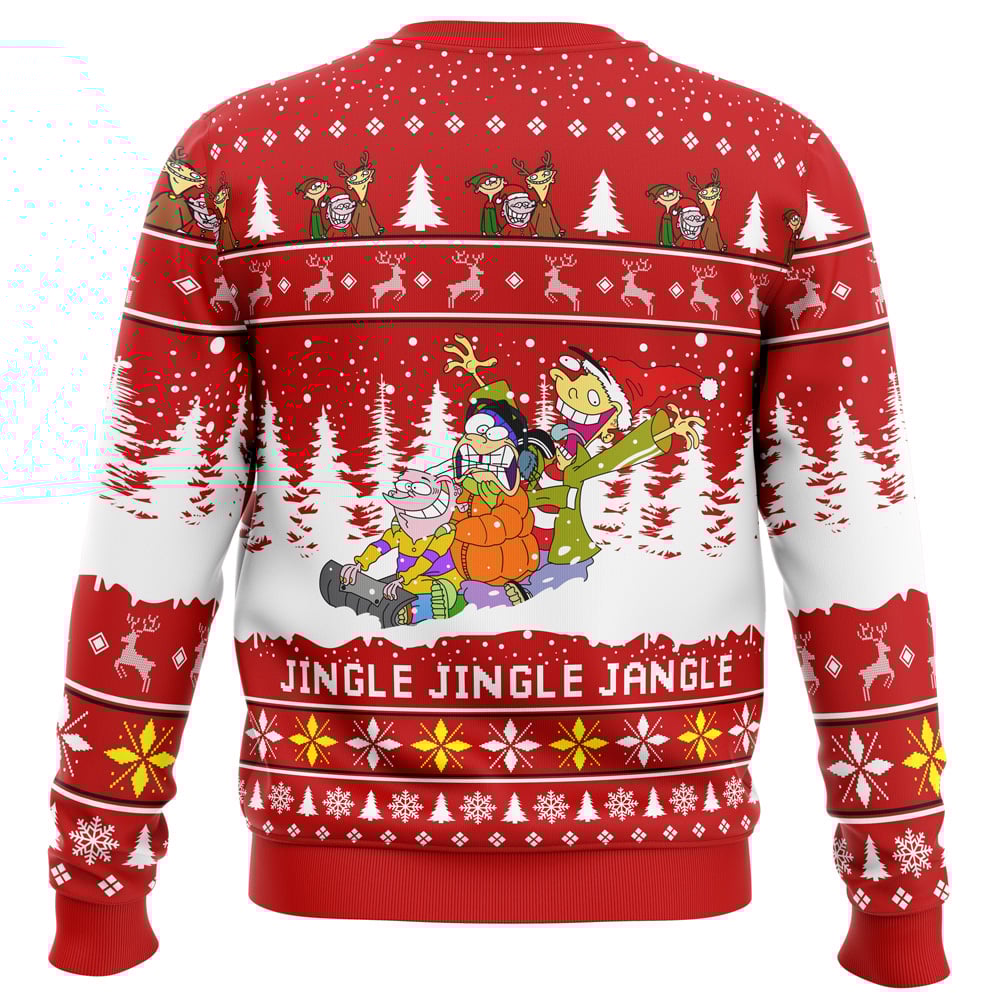 Jingle Jingle Jangle Ed Edd n Eddy Ugly Christmas Sweater