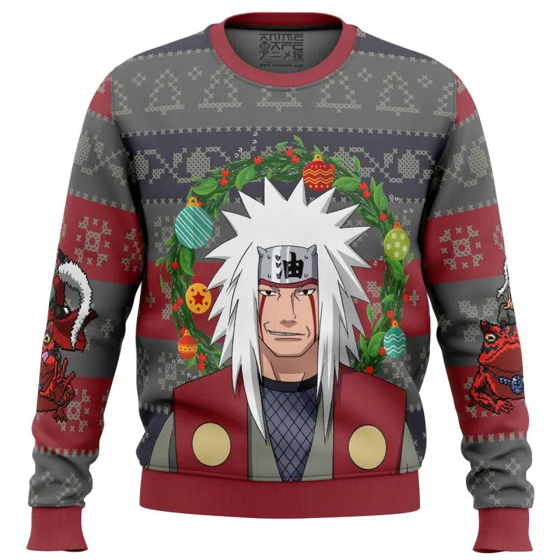 Jiraiya Shippuden Ugly Christmas Sweater