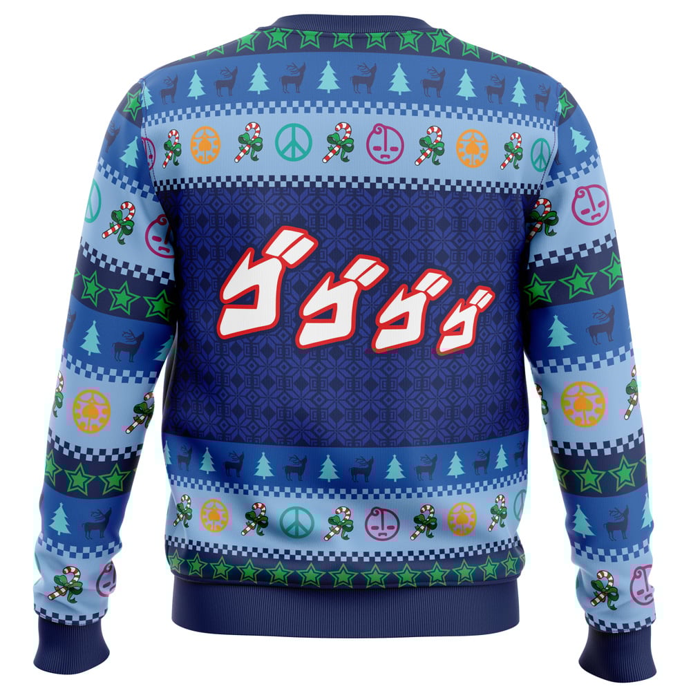 Josuke Higashikata Jojo's Bizarre Adventure Ugly Christmas Sweater