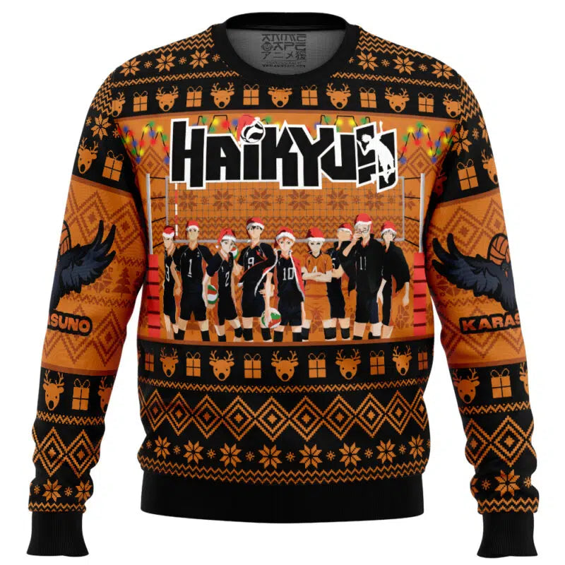 Karasuno Christmas Special Haikyu!! Ugly Christmas Sweater