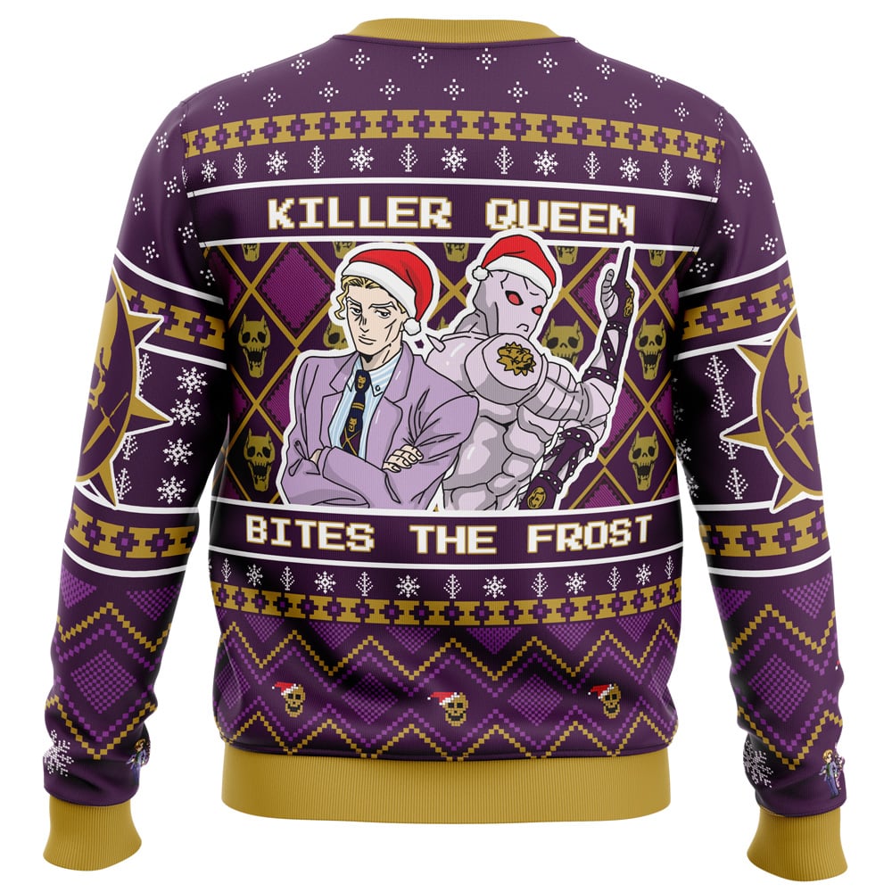 Killer Queen Bites The Frost Jojo's Bizarre Adventure Ugly Christmas Sweater
