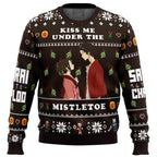 Kiss Me Under The Mistletoe Samurai Champloo Ugly Christmas Sweater
