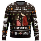 Kiss Me Under The Mistletoe Samurai Champloo Ugly Christmas Sweater