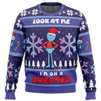 Look at Me Mr. Meeseeks Ugly Christmas Sweater