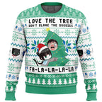 Love The Tree Don't Blame The Doggies Fa-La-La-La-La ReLIFE Ugly Christmas Sweater