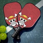 Custom Luffy Straw Hat One Piece Pickleball Paddle