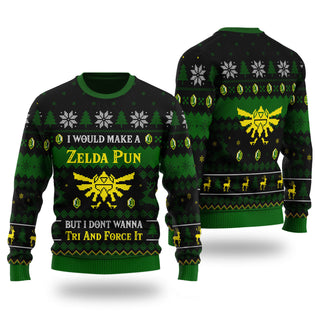 The legend of Zelda Ugly Christmas Sweater For Men & Women Christmas Gift Sweater PT2035